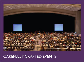 Carefully crafted events.